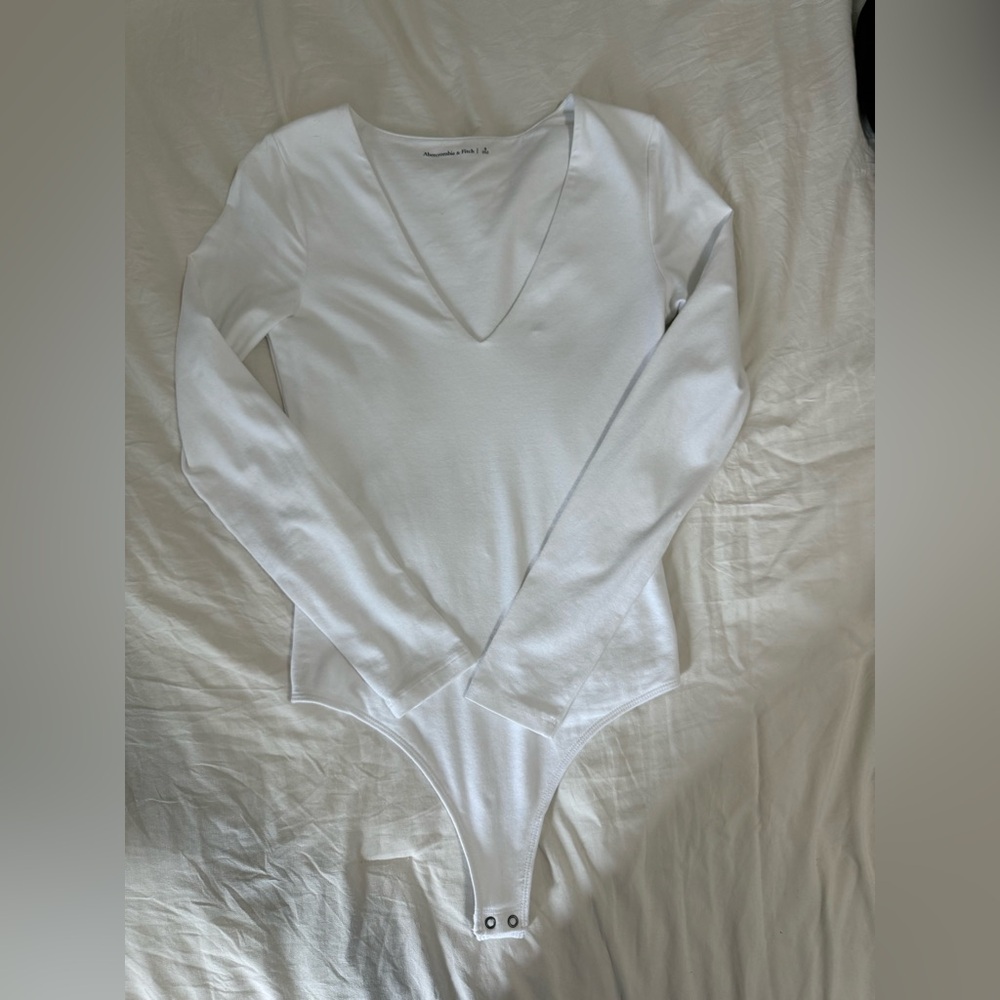 Abercrombie double lined vneck bodysuit